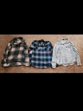 Lot Of 3 Canyon Creek & Sonoma  Button-Down Shirts